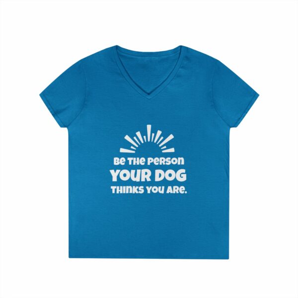 Ladies' V-Neck T-Shirt - Image 4