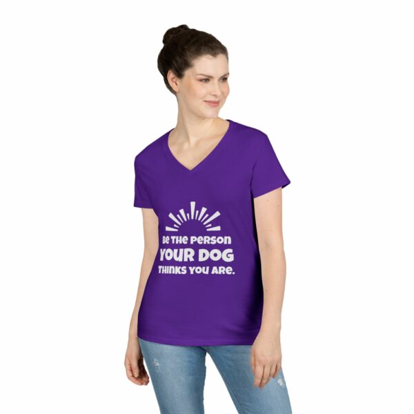 Ladies' V-Neck T-Shirt - Image 12