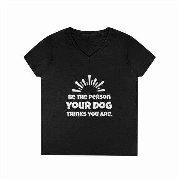 Ladies' V-Neck T-Shirt - Image 2