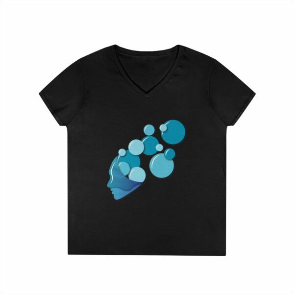 Ladies' V-Neck T-Shirt - Image 4