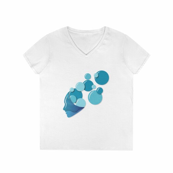 Ladies' V-Neck T-Shirt - Image 2