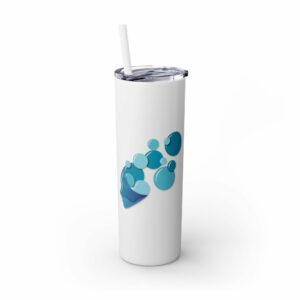 Skinny Tumbler with Straw, 20oz