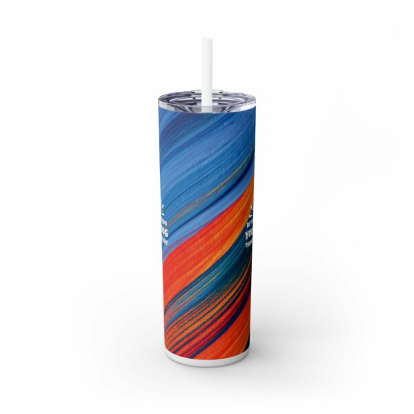 Skinny Tumbler with Straw, 20oz - Image 2