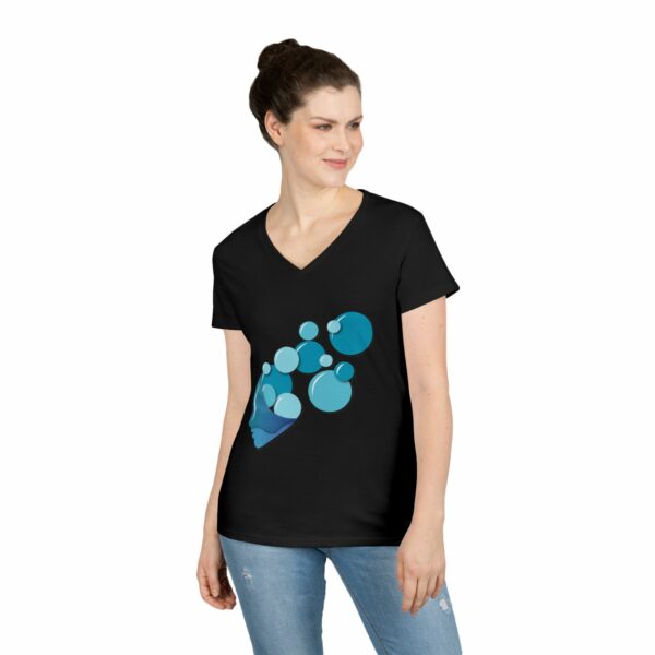 Ladies' V-Neck T-Shirt - Image 6