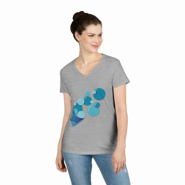 Ladies' V-Neck T-Shirt - Image 9