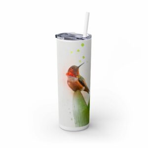 Skinny Tumbler with Straw, 20oz