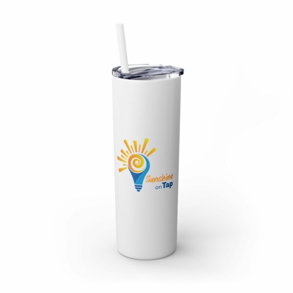 Skinny Tumbler with Straw, 20oz - Image 4